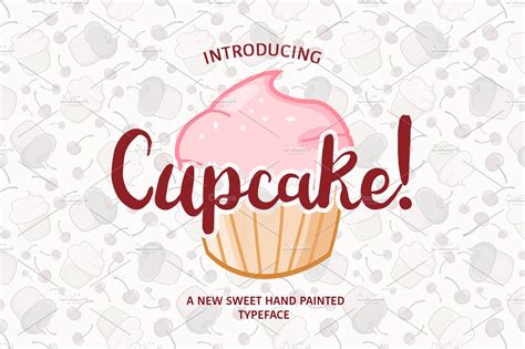 Cupcake Stunning Script Fonts Creative Market