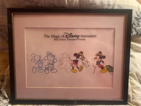 Mickey Mouse The Magic Of Disney Animation Sericel Walt Disney