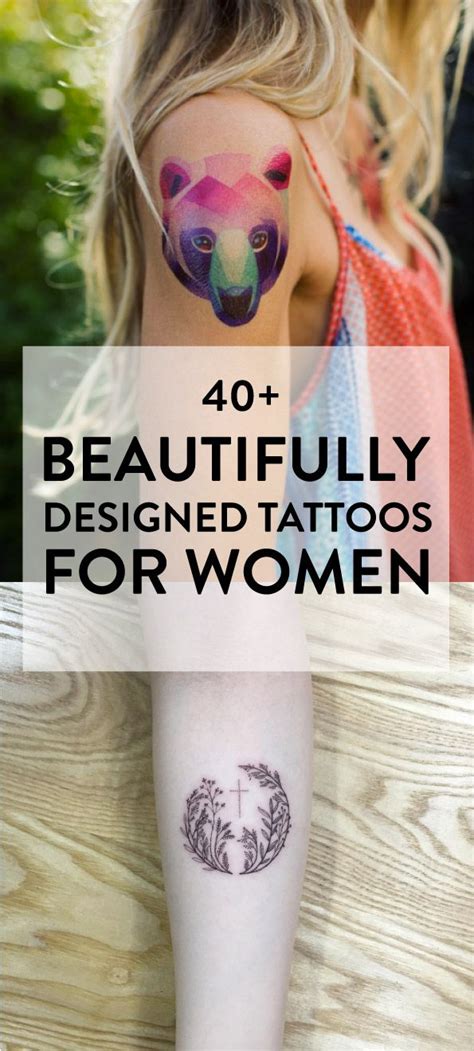 40 Beautifully Designed Tattoos For Women Tattooblend