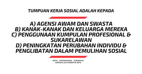 Jadual pac pegawai pembangunan masyarakat s41. Tugas Soalan Pegawai Pembangunan Masyarakat JKM • Kerja ...