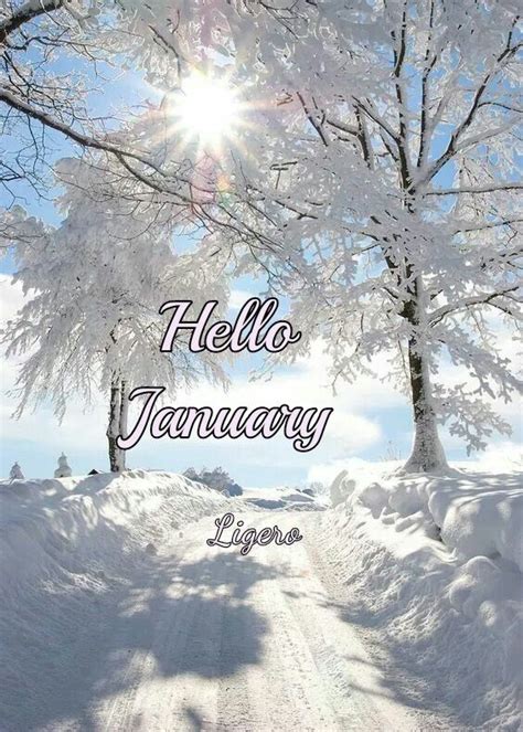 Hello January Wallpaper Hello January January Wallpaper Calendar