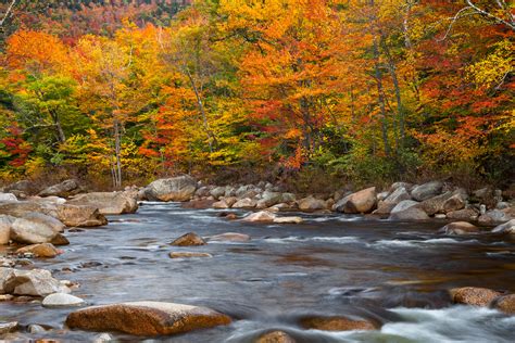 Swift River Fall Color White Mountains New Hampshire Print Photos By