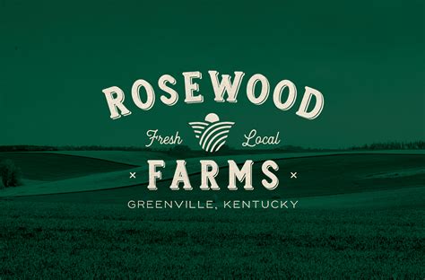 Rosewood Farms Nashville Branding Agency Logo Design Graphic