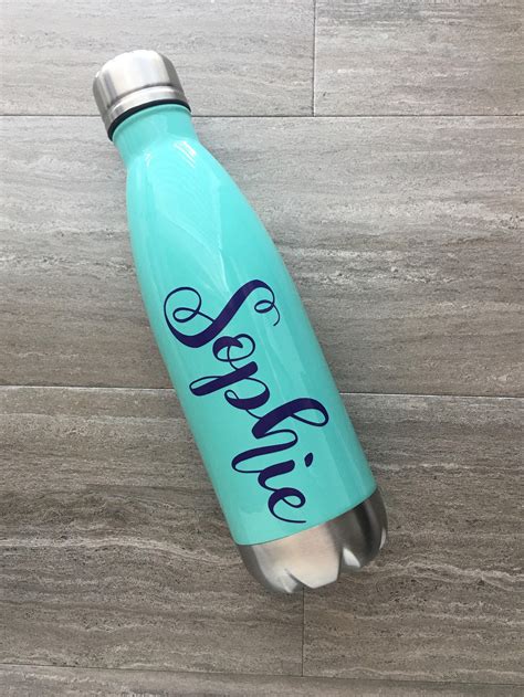 Personalized Water Bottle-Stainless Steel Water Bottle-Monogrammed ...