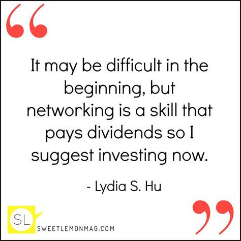 It May Be Difficult In The Beginning But Networking Is A Skill That