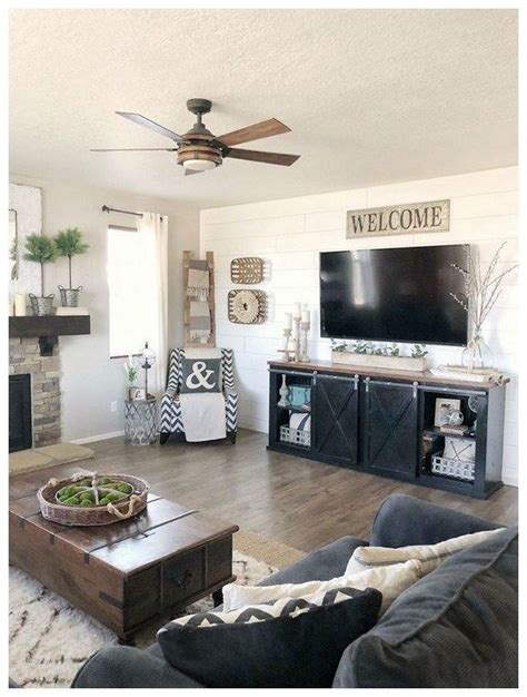 52 Best Diy Farmhouse Tv Stand Design Ideas And Decor 2 Accent Walls