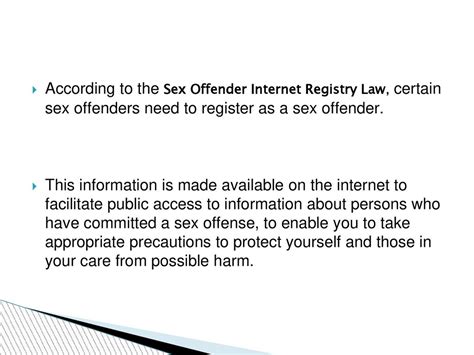 Sex Offender Registration Ppt Download