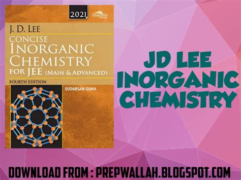 Pdf Jd Lee Concise Inorganic Chemistry For Jee Main And Adv