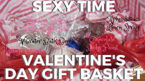 Sexy Time Diys Valentine S Day Gift Basket Youtube