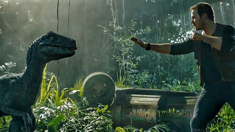 Blue Reunites With Owen Scene Jurassic World Fallen Kingdom Movie Clip Hd P