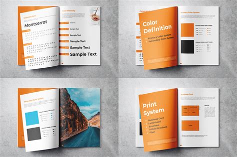 Brand Guidelines Template 537262 Brochures Design Bundles