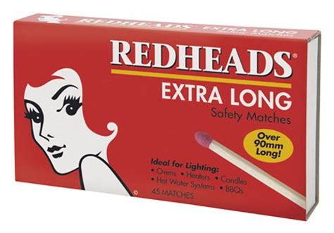 Redheads Safety Matches Design Course Redheads