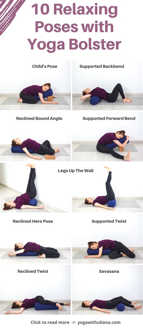 Relaxing Yoga Poses With Bolster Restorative Yoga Poses Relaxing