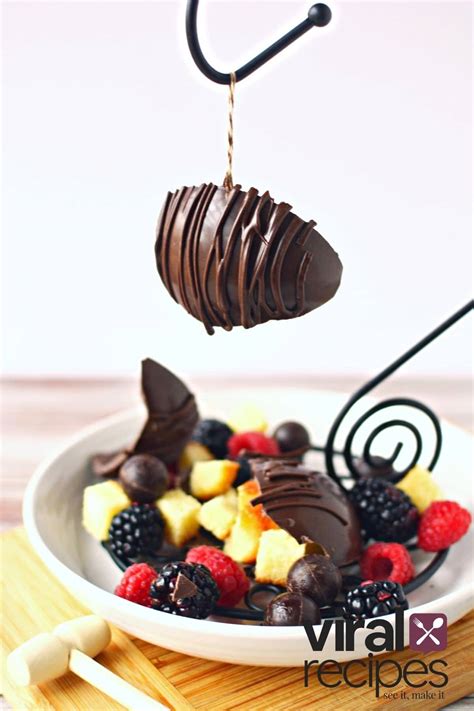 Chocolate Piñata (UNCLE JULIO'S COPYCAT) TikTok DIY | Salty Side Dish