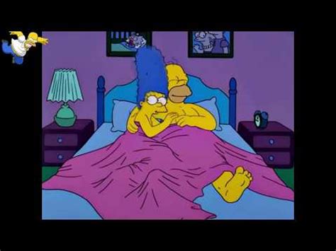 The Simpson Homer And Marge Simpson Romantic Night And Snuggle