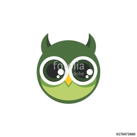 Green Owl Logo Logodix