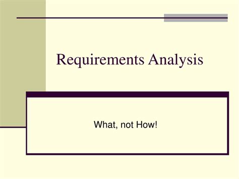 Ppt Requirements Analysis Powerpoint Presentation Free Download Id9388904