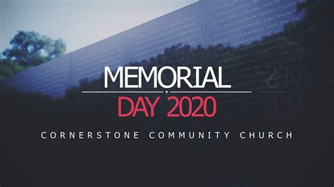Memorial Day 2020 Sermon Youtube