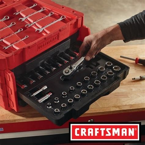 Caja Herramienta Craftsman 232 Piezas Autocle Matracas Dados Envío Gratis