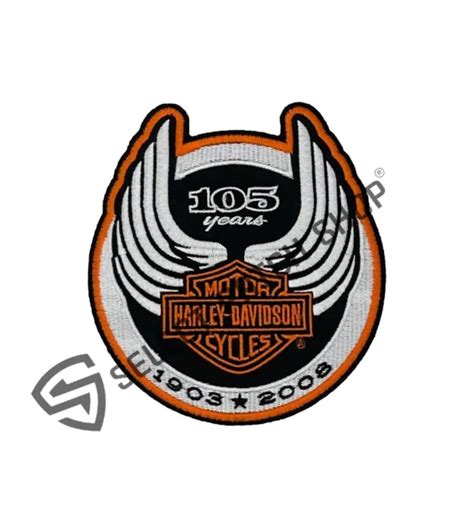 Harley Davidson Th Anniversary Logo Patch Large Sew On Patch