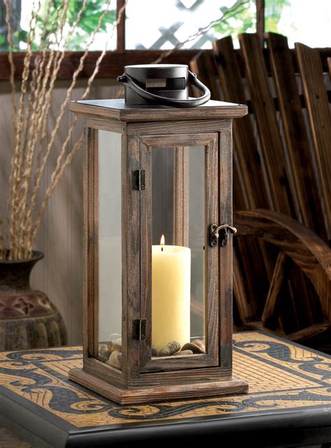 Perfect Lodge Wooden Lantern Wholesale at Koehler Home Decor