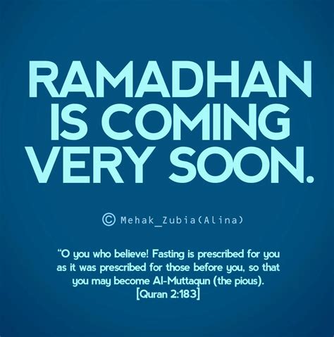 Ramadan Is Coming