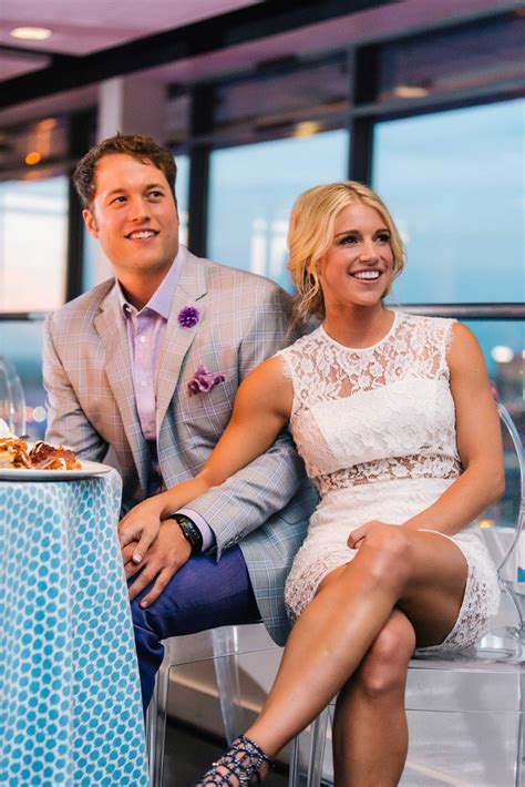Matthew Stafford And Kelly Hall At Rehearsal Dinner