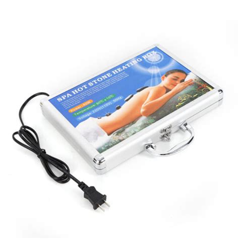 Hot Stone Heating Massage Therapy Kit Natural Basalt Rocks Massager 16pcs20pcs Ebay