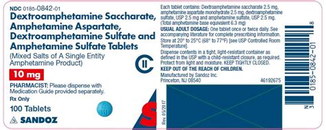 Buy Dextroamphetamine Saccharate Amphetamine Aspartate Monohydrate Dextroamphetamine Sulfate