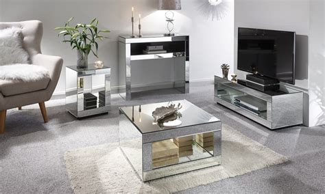 Mirrored Living Room Collection Groupon