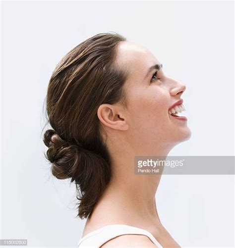 Woman Profile Laughing Photos And Premium High Res Pictures Face Side