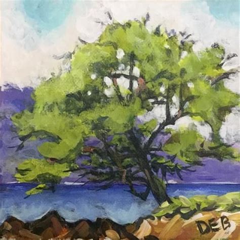Daily Paintworks A Tree In Maui Original Fine Art For Sale