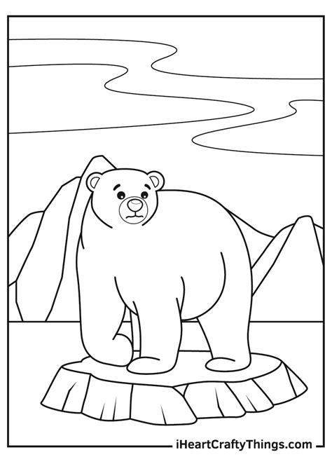 Coloring Pages Of Polar Bears Home Design Ideas