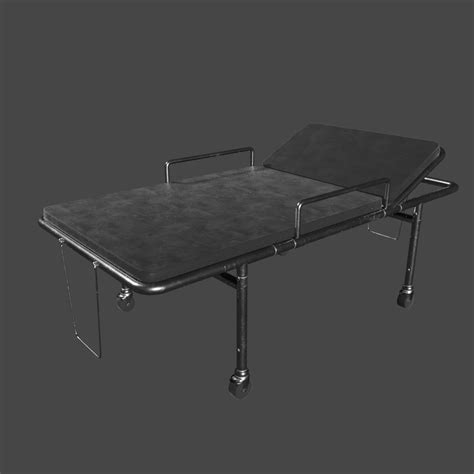 Hospital Stretcher Cgtrader