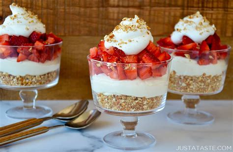 Strawberry Pretzel Dessert Cups | Just a Taste