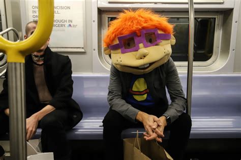 Photos The Best Halloween Costumes On The Nyc Subway Round 2 Gothamist