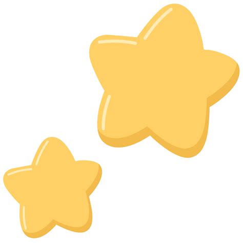 Cute Yellow Star Illustration For Decoration 16384870 Png