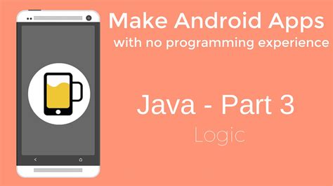 Redefine your online business with native apps for both android & ios. How to Make Android Apps - Java Programming Part 3 - YouTube