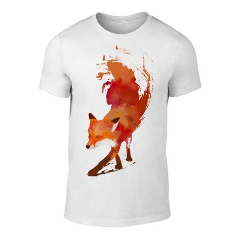 Unisex Fox T Shirt Red Fox T Shirt Fox Clothing S M L Xl By Etsy