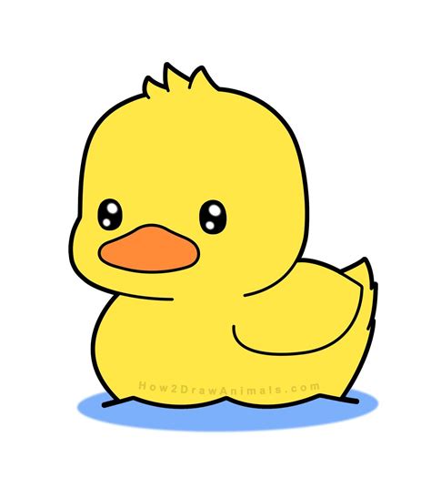 How To Draw A Duckling Howtodraw Illustration Babyanimals Duck