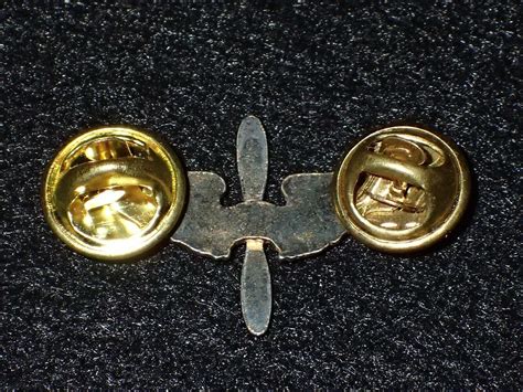 Wwii Army Air Force Usaaf Officers Branch Collar Insignia Winged