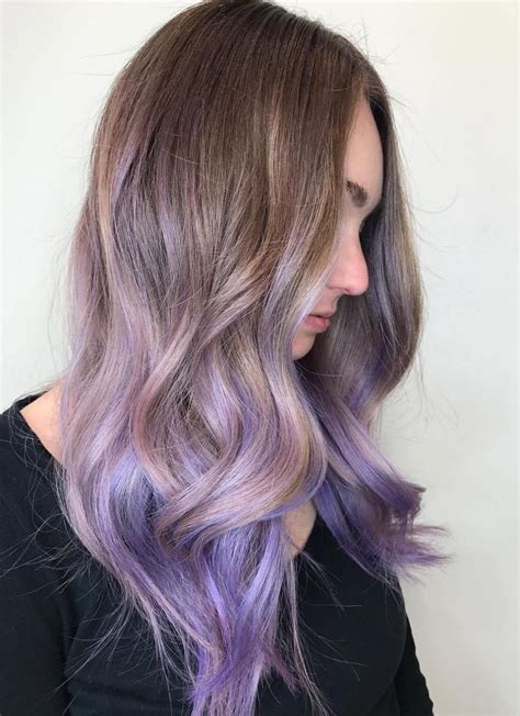 When your hair is damaged in any way, the faster any applied color will fade. Lavender Light Purple Ombre Hair Purple Hair Ideas
