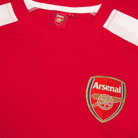 Arsenal FC Official Football Gift Boys Poly Training Kit T-Shirt | eBay