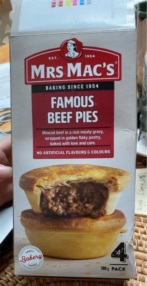 Mrs Macs Famous Beef Pie