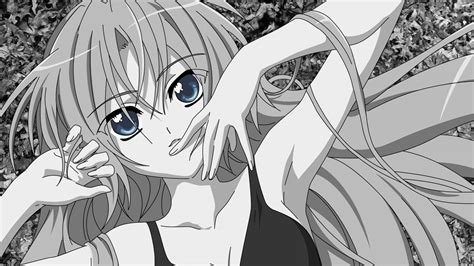 Anime Black And White X Wallpapers Wallpaper Cave