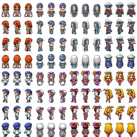 Rpg Maker Sprite Pixel Art Characters