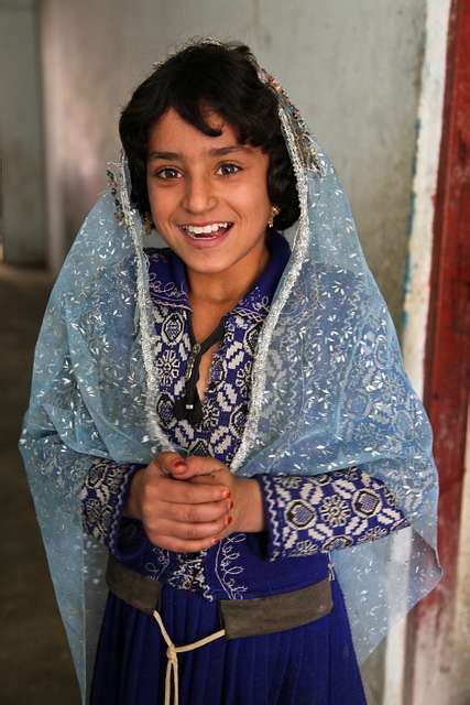 An Afghan Girl Smiles Into The Camera At Khost City Nara And Dvids Public Domain Archive Public