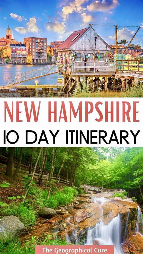 Pinterest Pin For The Perfect New Hampshire Road Trip Itinerary Road