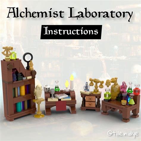 Lego Moc Alchemist Laboratory Moc Fantasycastle Theme By