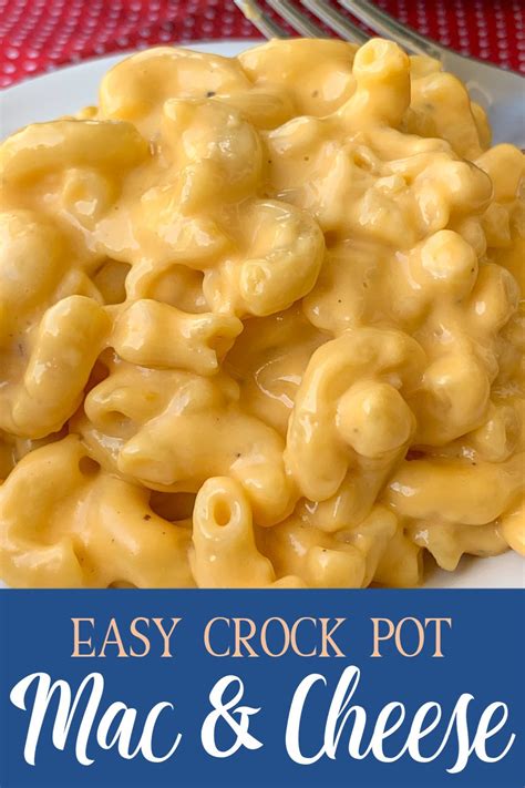 Creamy Macaroni And Cheese Is Super Easy To Make In A Crock Pot Cooked